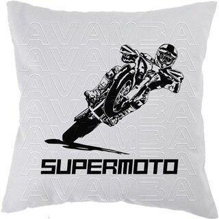 Supermoto Version 2  Grafik-Art-Kissen / Grafic-Art-Pillow