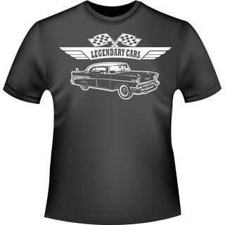 Chevrolet Bel Air 1957 Version2 T-Shirt / Kapuzenpullover (Hoodie)