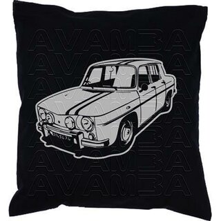 Renault R8 Gordini  (1967 - 1970) Car-Art-Kissen / Car-Art-Pillow