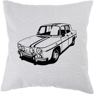 Renault R8 Gordini  (1967 - 1970) Car-Art-Kissen / Car-Art-Pillow