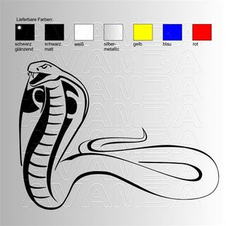 Aufkleber / Sticker Cobra