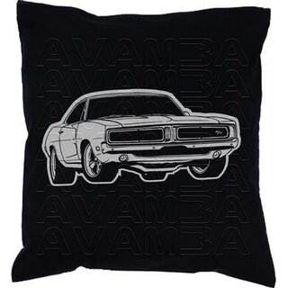 Dodge Charger 1969 muscle car Car-Art-Kissen / Car-Art-Pillow