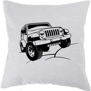 Jeep Wrangler V1 Car-Art-Kissen / Car-Art-Pillow