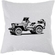 Willys Jeep  Car-Art-Kissen / Car-Art-Pillow