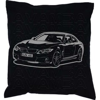 BMW 4er Coupè F32  (ab 2013)  Car-Art-Kissen / Car-Art-Pillow
