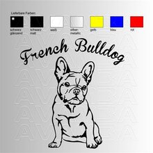 Aufkleber Französische Bulldogge V6