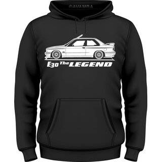 BMW E30 M3 Sideview T-Shirt / Kapuzenpullover (Hoodie)