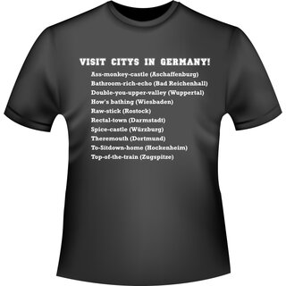Citys of Germany! (Deutsche Städtenamen in Englisch!) T-Shirt