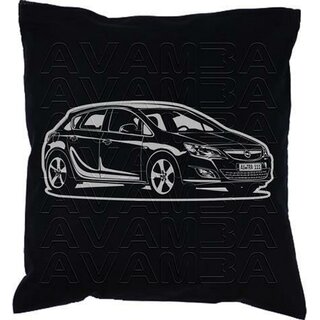 OPEL Astra J Version 3  (2009-2015) - Car-Art-Kissen / Car-Art-Pillow