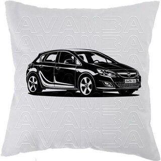 OPEL Astra J Version 3  (2009-2015) - Car-Art-Kissen / Car-Art-Pillow