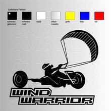 Kitebuggy Wind Warrior  Aufkleber / Sticker