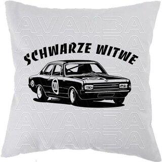OPEL Rekord C Schwarze Witwe  Car-Art-Kissen / Car-Art-Pillow