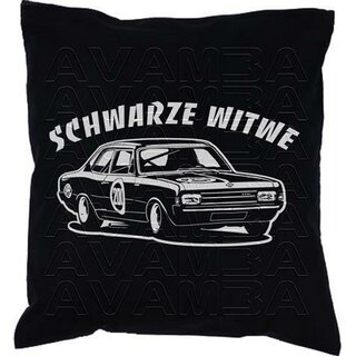 OPEL Rekord C Schwarze Witwe  Car-Art-Kissen / Car-Art-Pillow