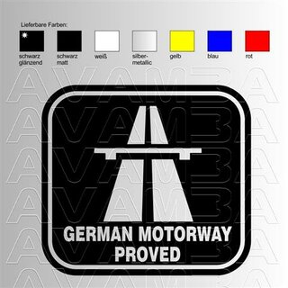 GERMAN MOTORWAY PROVED