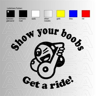 Show your boobs - get a ride!