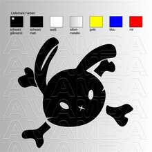 JDM Sticker Skull Rabbit