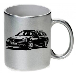 Mercedes Benz T-Modell S204  C-Klasse  (2007- 2014) - inspirierte Tasse / Keramikbecher m. Aufdruck