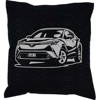 Toyota C-HR (2017 -) inspiriertes  Car-Art-Kissen / Car-Art-Pillow
