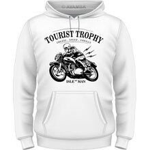 Motorrad TT Isle of Man V2 T-Shirt/Kapuzenpullover (Hoodie)