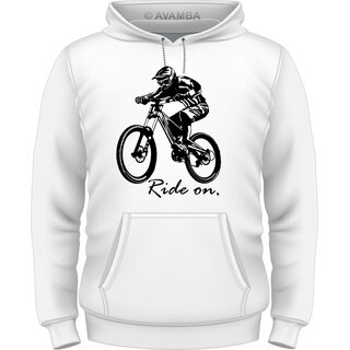 Mountainbike MTB Ride on. T-Shirt/Kapuzenpullover (Hoodie)