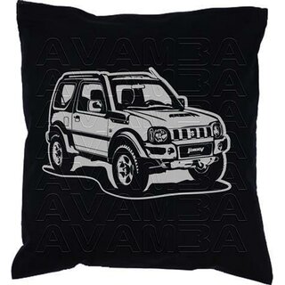 Suzuki Jimny (1998 - ) Car-Art-Kissen / Car-Art-Pillow