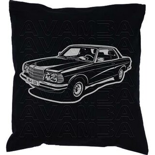 Mercedes Benz 230 - 280 Coup V2 C123 (1977-1986) - Car-Art-Kissen / Car-Art-Pillow