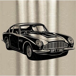 Aston Martin DB 6  (1965 -1970) Aston Martin Thermobecher Edelstahl, handbedruckt