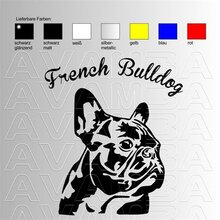Aufkleber Französische Bulldoge (1)