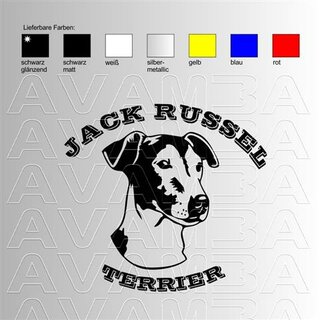 Aufkleber Jack Russel Terrier (Kopf)