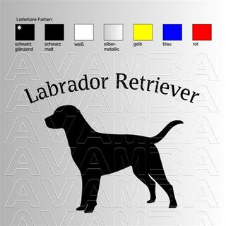 Aufkleber Labrador Retriever (stehend)