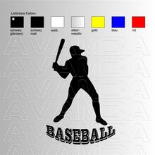 Baseball Aufkleber Sticker