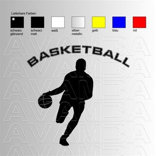 Basketball (3) Aufkleber Sticker