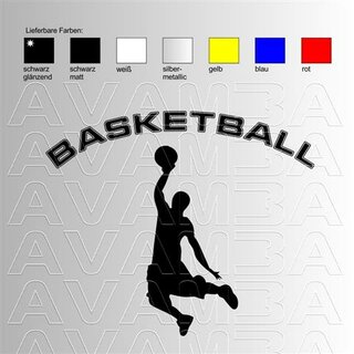Basketball (4) Aufkleber Sticker