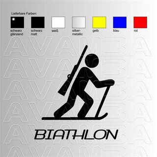 Biathlon (1) Aufkleber Sticker