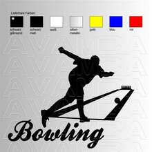 Bowling (1) Aufkleber Sticker